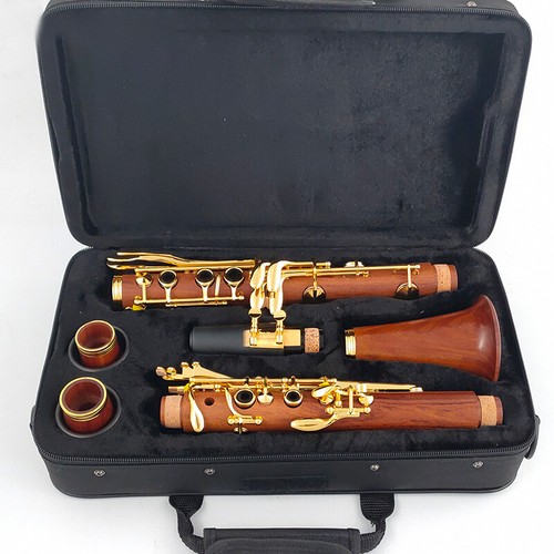 Redwood Professional Clarinet A Rosewood Silvering/Ebony Gold-plated Clarinet - Picture 8 of 12