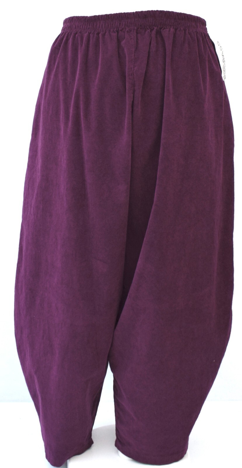 PLUS SIZE LA BASS BLUEBERRY COTTON CORD 2 POCKETS BALLOON BAGGY PANTS XXL-XXXL - Picture 6 of 7