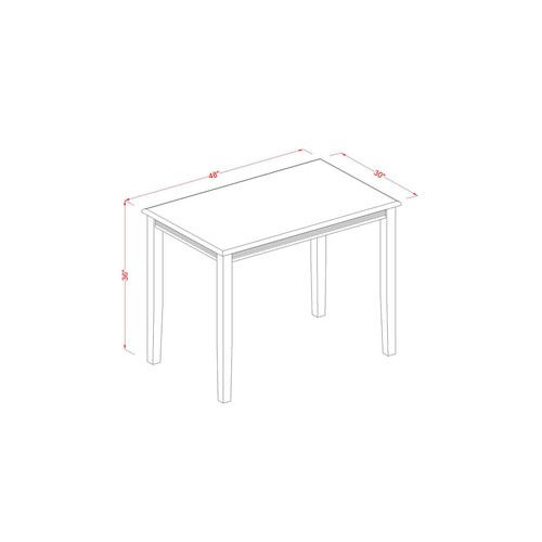 Dining Counter Height Set- High Table And Dining Chairs - Picture 4 of 5