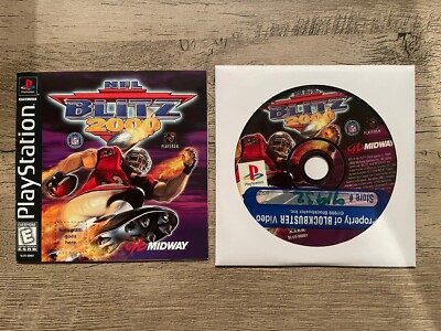 NFL Blitz 2000; Loose Disc (Sony PlayStation 1, 1999)