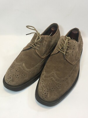 Joseph Abboud Evan Gray Suede wingtip shoes Size 11.5 D | eBay display picture 1