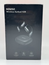 Miniso X28 Open Ear Headphones Bluetooth Earbuds. White
