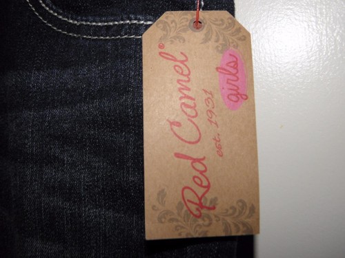 NWT Red Camel Girls Dark Wash Denim Cropped Capri Skinny Jeans size 14 _ $40 - Picture 4 of 5