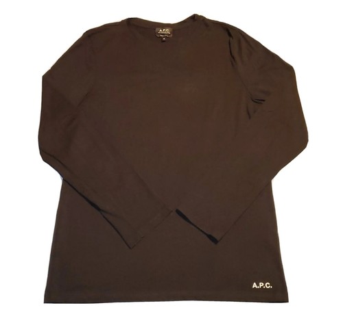 Size MEDIUM Unisex A.P.C. BAM BAM Long Sleeve T-Shirt 2018 Collection Black Tee - Bild 2 von 10