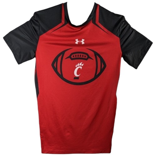 Cincinatti Bearcats Compression Shirt Mens Football Sz L Large Red Black Armour - Picture 1 of 6