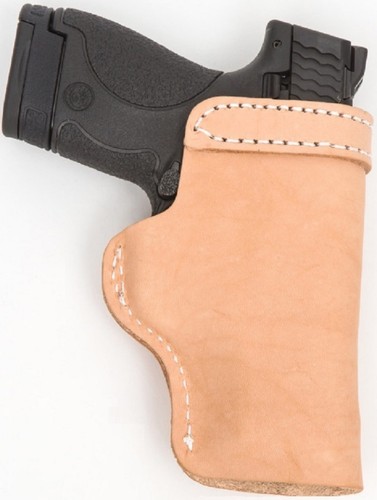 LT TAN CUSTOM OWB Leather Gun Holster U CHOOSE:rh,lh-laser-slide-cant-belt-mag - Picture 10 of 11