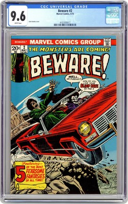 Beware #2 CGC 9.6 1973 4101930017
