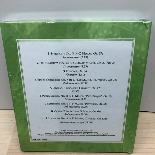Classic Composers Beethoven, The Spirit of Freedom NEW SEALED symphony # 5 - Picture 2 of 4