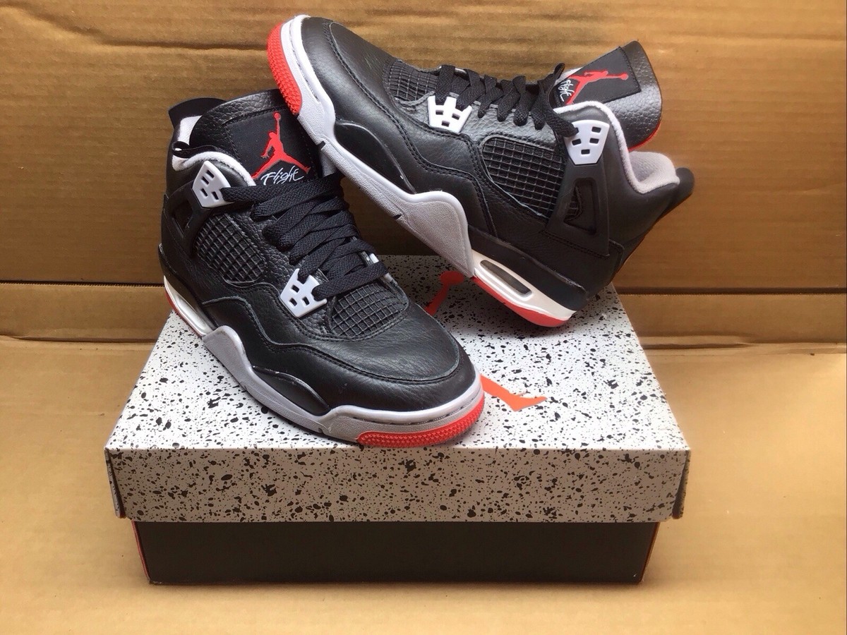 Nike Air Jordan 4 ブラック/レッド/グレー NIKE ナイキ エアジョーダン 4 レトロ ブラック ファイヤーレッド