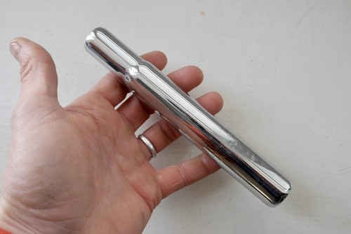 Vintage Sturmey Archer Stahl Sattelstütze, Sattelstütze, 25,48 mm Durchmesser, 18 cm lang