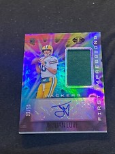 Jordan Love 2020 illusions first impressions jersey auto autograph #32/50