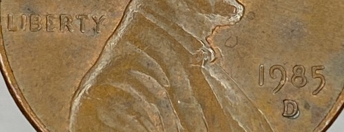 1985 D Lincoln Penny DDO and Doubled Ear - Picture 4 of 4