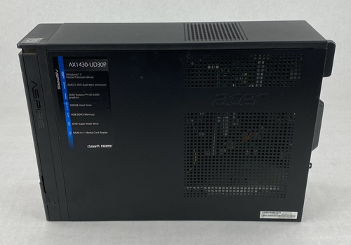 Acer Aspire AX1430-UD30P SFF AMD E-450 1.65GHz 4GB RAM No HDD No OS - Picture 6 of 13