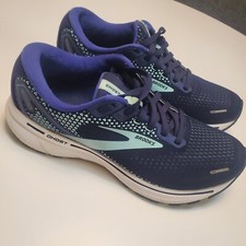 Brooks Shoes Sneakers Womens 9.5 B Ghost 14 Aqua Teal Blue Running Walk Neutral