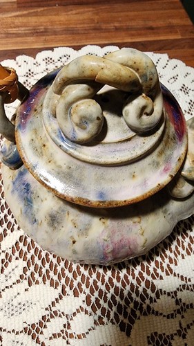 Beautiful One of a Kind Handmade Pottery Teapot Perfect Condition - Picture 2 of 12