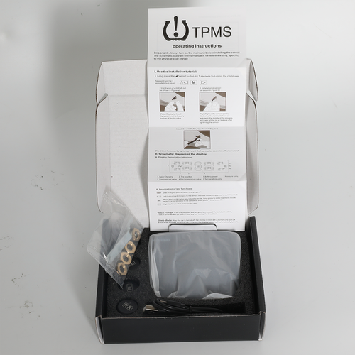 Tire Pressure Monitoring System Kit TPMS Tire Pressure Monitor w/ 4 TPMS Sensors - Picture 9 of 9