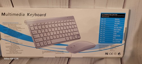 Mini Wireless Keyboard And Mouse Set Waterproof 2.4G For Mac Apple PC Computer - Picture 3 of 9