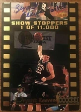 Bryant Reeves Oklahoma State Basketball Signature Rookie Insert autograph card #