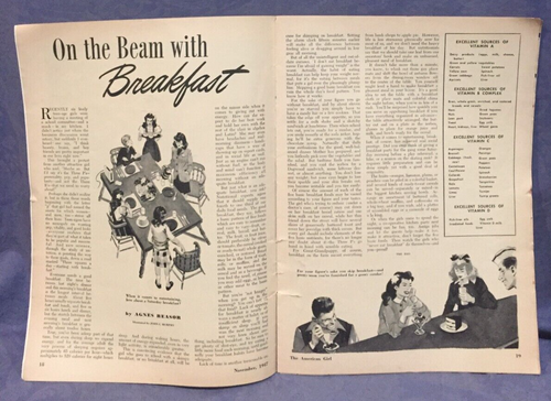 The American Girl November 1947 Magazine "Tall As The Stars" Article - Picture 3 of 4