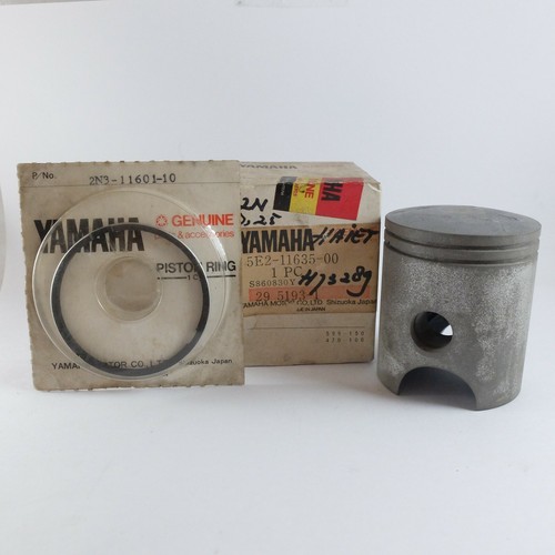Yamaha YB100 England YL2 L2S L2G DX100 Piston and Ring Kolben size 0.25 NOS - Bild 5 von 7