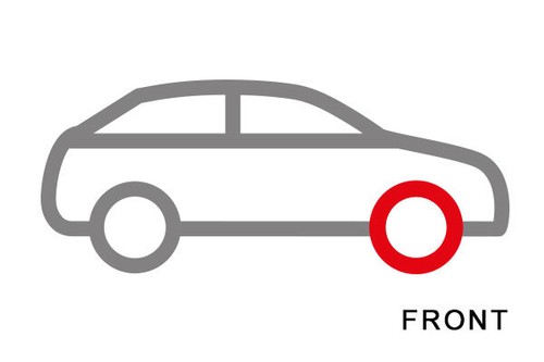 Discos de freno delanteros EBC y pastillas Ultimax para Skoda Roomster Praktik 1.2 (2007 > 15) - Imagen 2 de 3