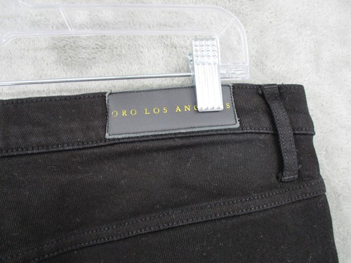 Oro Los Angeles Jeans Mens 32X33  The Noir Ankle Zip Everyday Denim Stretch - Picture 9 of 13