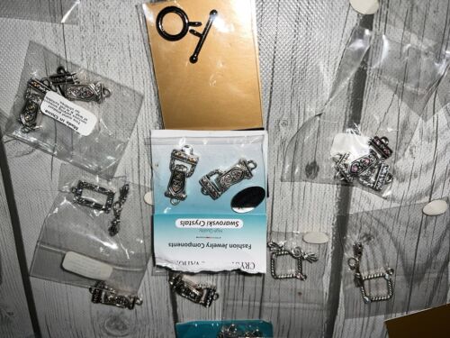 Lote de cuentas de cristal para hacer joyería elementos Swarovski broches magnéticos pulsera - Imagen 3 de 7
