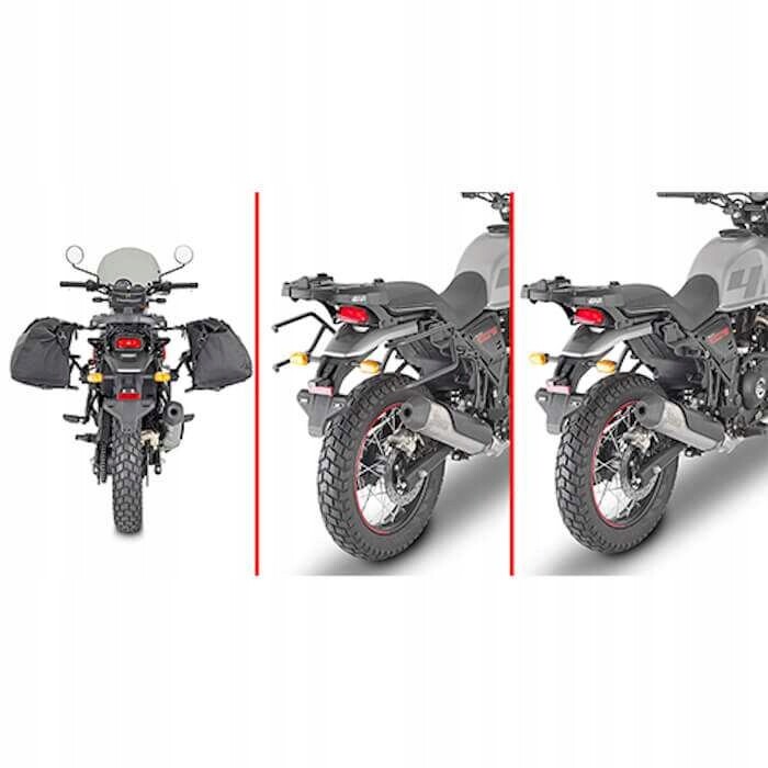 Support sacoches Remove-X pour Royal Enfield Scram 411 noir en acier