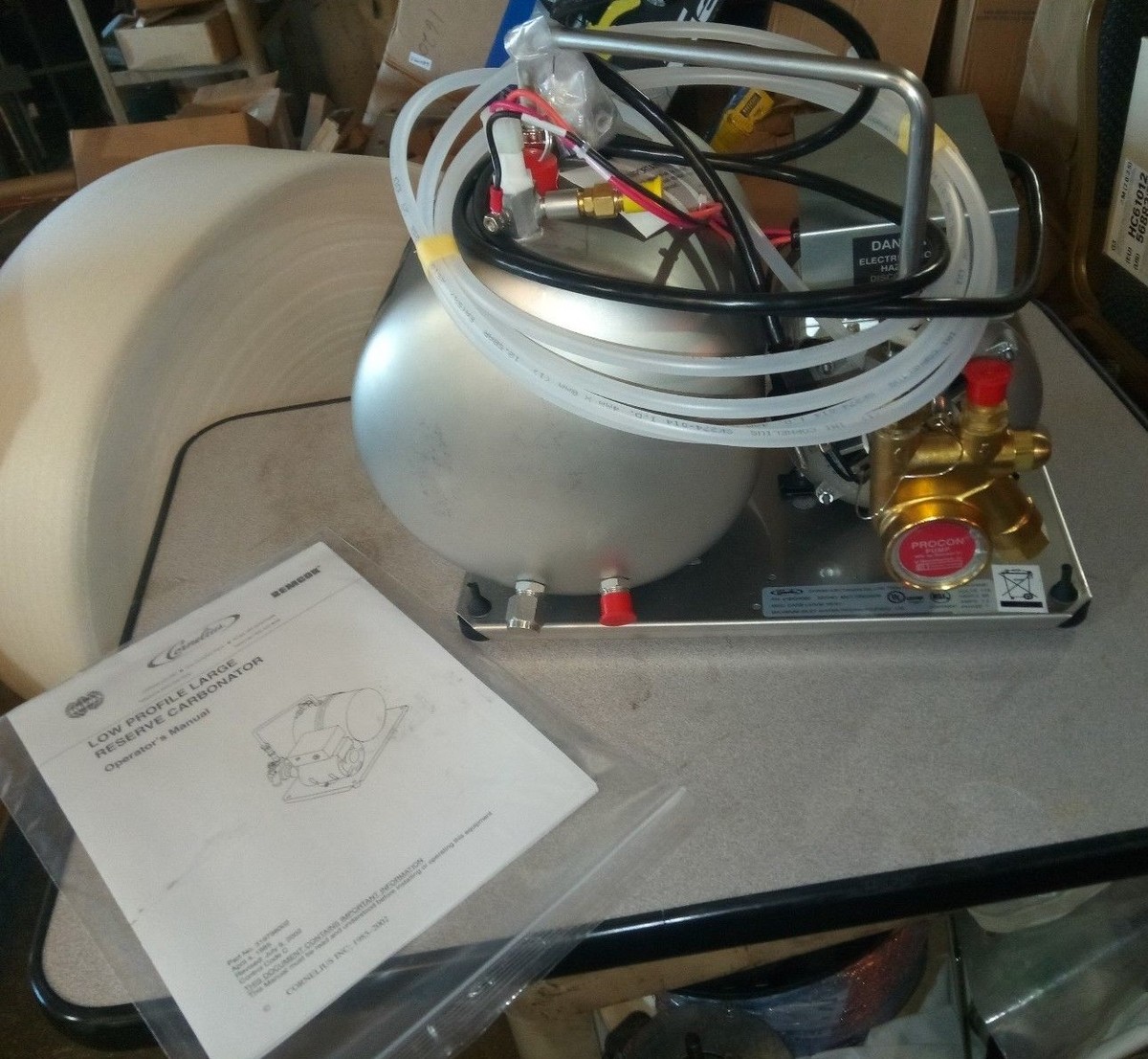 Cornelius Low Profile Large Reserve Carbonator 452r Part