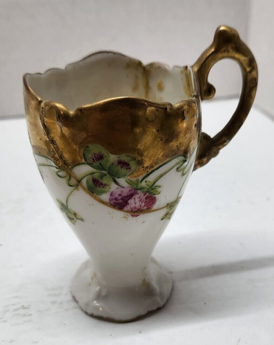 France L.R.L. Limoges Porcelain Demitasse Saucer Gold Trim 5 inch - Picture 6 of 9