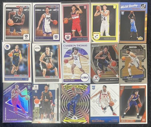 NBA Rookie Lot Mixed Years 15 Cards Star Player Rookie Lot🔥Invest💰Mint Cards - Bild 1 von 2
