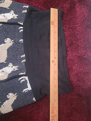 Green 3 Apparel Dog Print Cotton Blend Sweater knit Skirt Women's Small - Picture 10 of 12