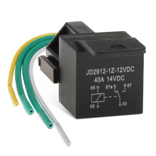 40Amp 4 Pin Normally Closed Relay Prewired Base Socket Automotive Car Bike - Picture 11 of 11