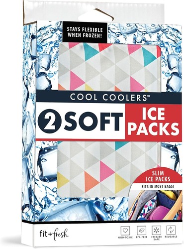 Fit + Fresh Soft Cool Coolers: Reusable Ice Packs for Fresh & Colorful On-the... - Picture 3 of 9