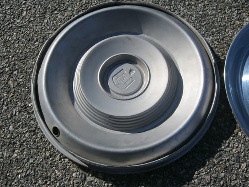 Genuine 1960 Mercury Medalist Monterey 14 inch hubcaps wheel covers - Picture 23 of 24