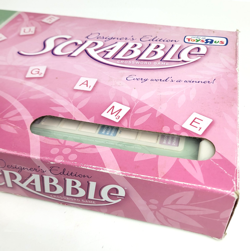 Scrabble Pink Edición Diseñador Toys R Us Exclusivo 2008 Parker Brothers - Imagen 15 de 15
