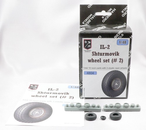 IL-2 Shturmovik Halberd Modelle Radsatz #2 1/48 Bausatz - Bild 2 von 8