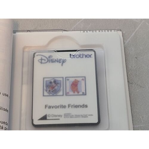 Carta disegno ricamo casa FRATELLO Disney amici preferiti #EC-352B *RARA* HTF - Foto 9 di 10