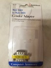 Male DB9 to Male DB9 gender adapter  26 231 Radio shack computer accessory 1 pak