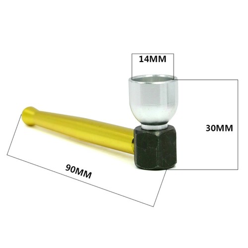 Portable Cute Metal Stems Tobacco Smoking Pipes Creative Tobacco Pipe - Imagen 5 de 6