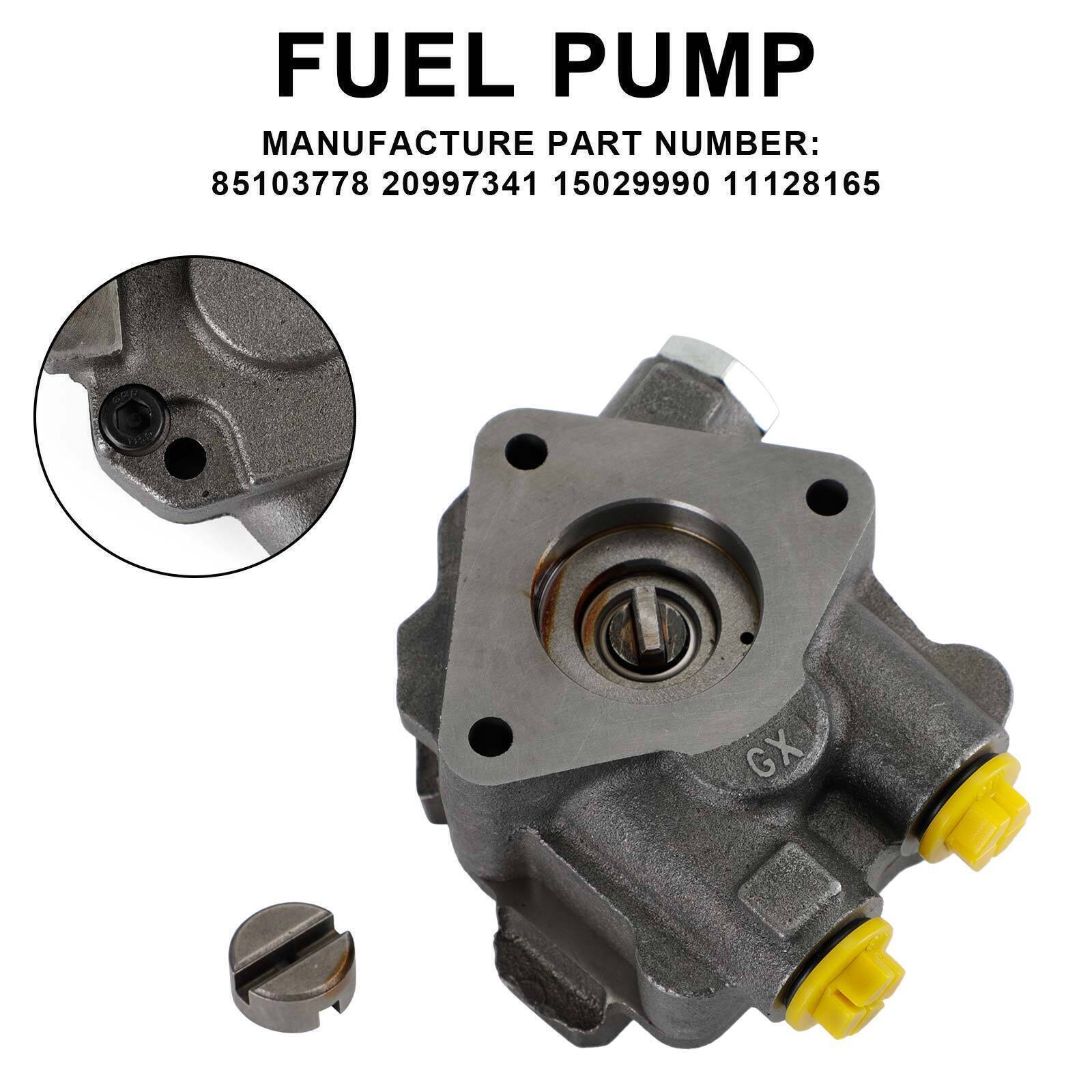 Volvo VN VNL VHD D11 D13 D16 Fuel Pump 20997341 Fits 85103778 T2 Engine