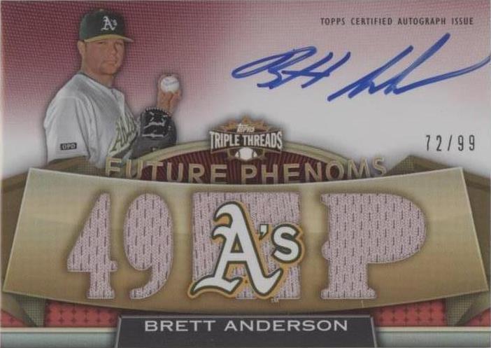2011 Topps Triple Threads - Brett Anderson #126 - 1 of 1