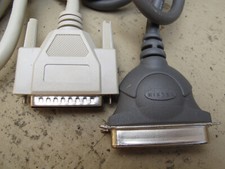 Qty 2 - NEW Parallel Printer Cable Centronics 36 Pin to DB25 Pin BELKIN PRO