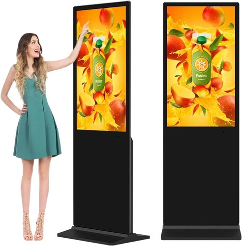 Commercial Digital Signage Displays 2K Touchscreen Kiosk Advertizing Screen WIFI