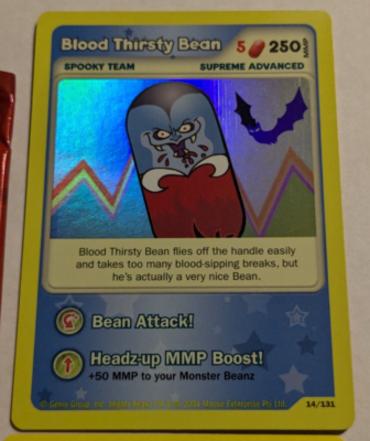 2004 Genio Mighty BEANZ Moon Quest TCG Trading Card Game open pack
