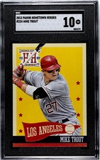 2013 Panini Hometown Heroes #224 Mike Trout SGC 10 GEM MINT