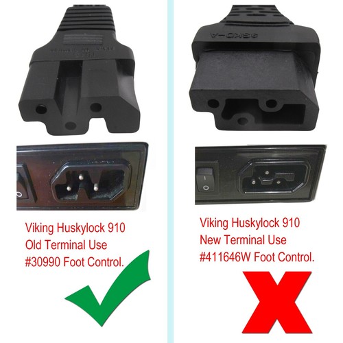 110V Control Foot Pedal FOR White 534D, 634DE, 734D, SL234D, SL243D, SL34, SL344 - Picture 2 of 4