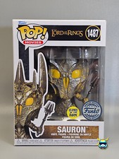 Funko Pop SAURON #1487 Lord Of The Rings GITD Special Edition Vinyl Figure Movie