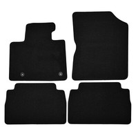 Velour FußMatten FüR Hyundai Santa Fe 2021-2024 Hybrid / Phev 4-Tlg Schwarz