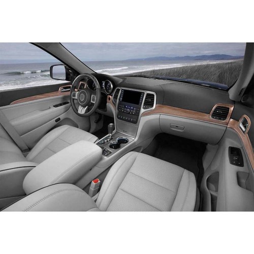 7PC Dashboard Panel+Türgriff Abdeckung für Grand Cherokee 11-21 Holzmaserung - Picture 10 of 15